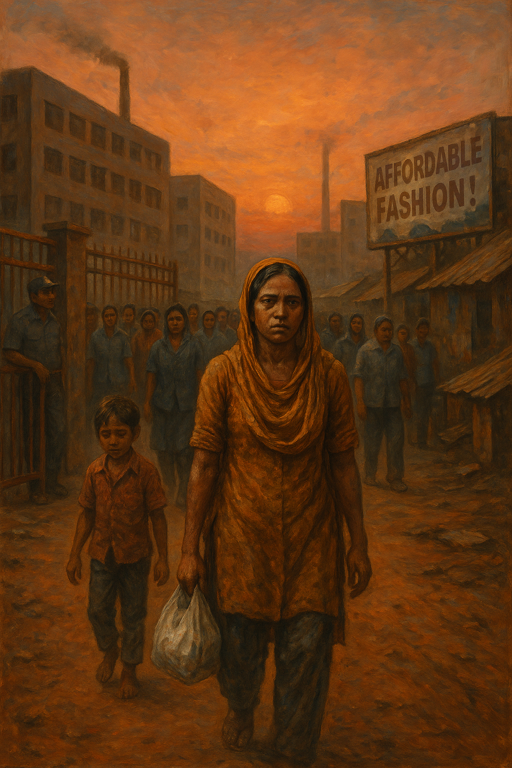 End of Shift at Dusk